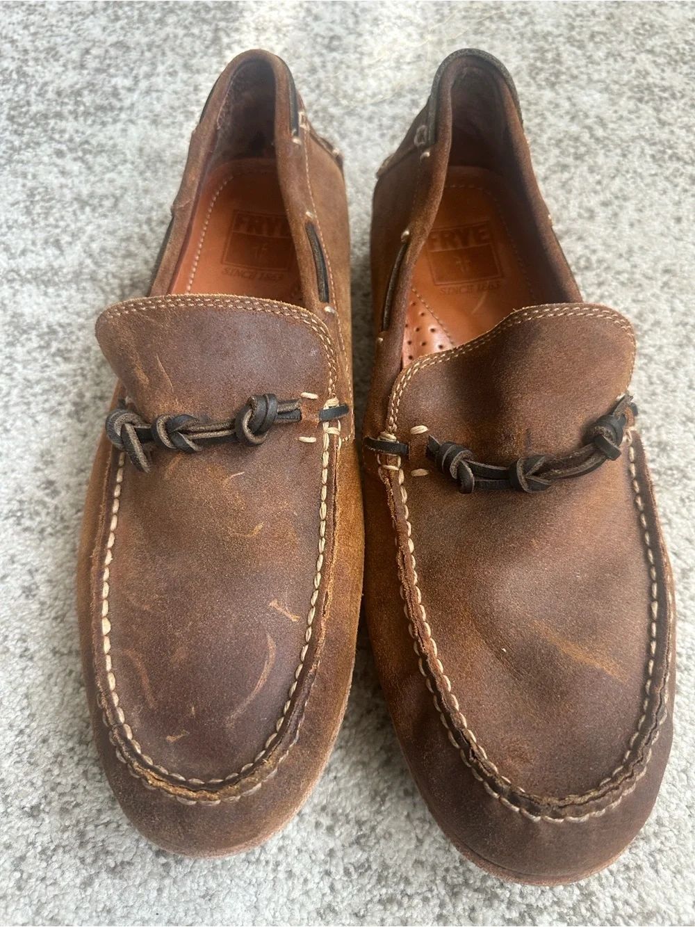 Frye Men’s Leather Driving Loafers 10